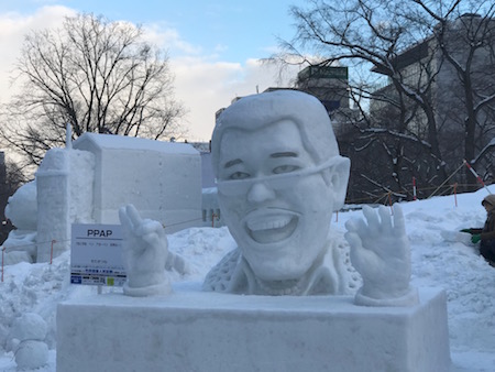 市民の広場の小雪像に札幌市民の実力を見る【68th雪まつり2017】