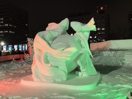 11丁目では国際雪像コンクールが！今年はどんな雪像が？【70th雪まつり2019】