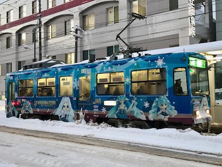 雪ミク電車2019